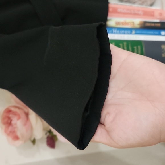 Talbots Stretch Black Blazer Collegiate Preppy Career Luxury Feminine Minimalist - Picture 6 of 16